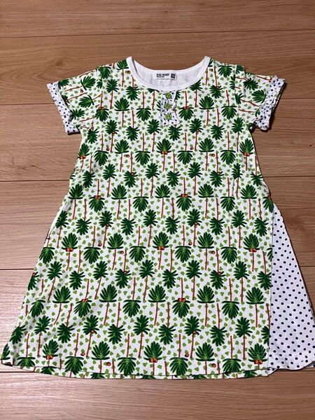 ☆値下げしました☆ 子供服 RAG MART ワンピース ヤシの木柄 100cm
