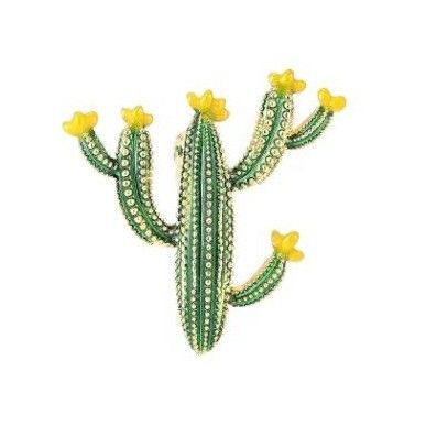 ブローチ サボテンC エナメルブローチ 可愛い かわいい アクセサリーピン