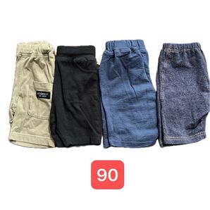 #38 ハーフパンツ サイズ90 4点セット売り