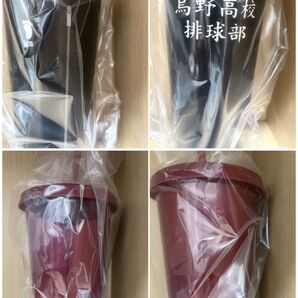 【新品・未使用】2個セット ハイキュー スシローコラボ ストロードリンクカップ 烏野高校 稲荷崎高校