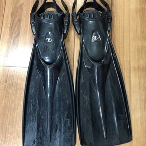 TUSA ダイビング フィン ブラック Mサイズ シュノーケリング 足ヒレ