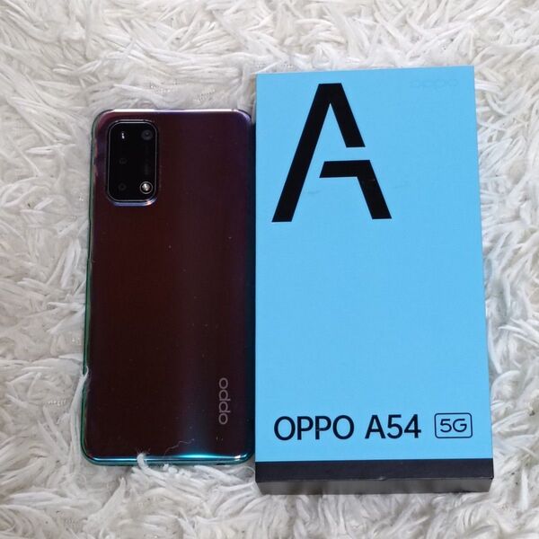OPPO A54 5G スマートフォン SIMフリー ファンタスティックパープル 元箱あり