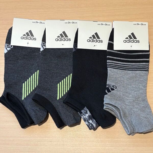 新品 アディダス adidas 靴下 ソックス 24〜26