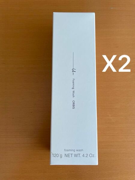 ☆サンプル付き☆ オルビスユードット フォーミングウォッシュ 120g 2個セット 新品 未使用 未開封 匿名配送 送料込み