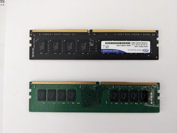 Team 8GB DDR4 メモリ 他 計2枚セット
