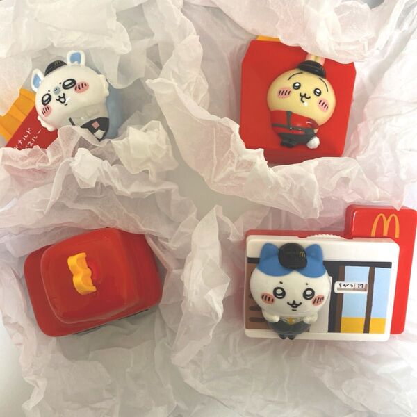 ちいかわ マクドナルド ハッピーセット おもちゃ 4点セット