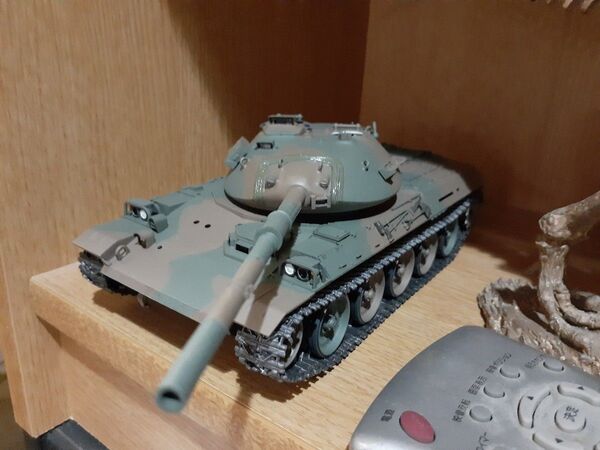 組立済み プラモデル74式戦車