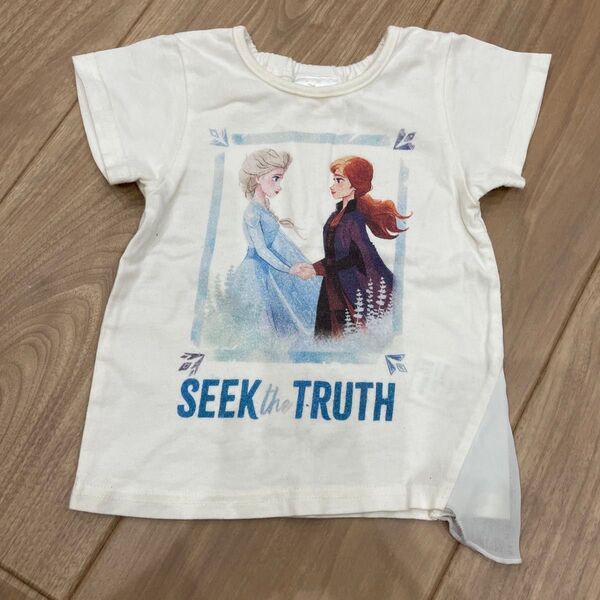アナと雪の女王 Tシャツ エルサ アナ 80
