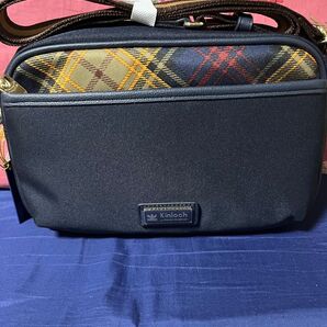 更にお値下げ!Kinloch Anderson ショルダーバッグ ネイビー タータンチェック