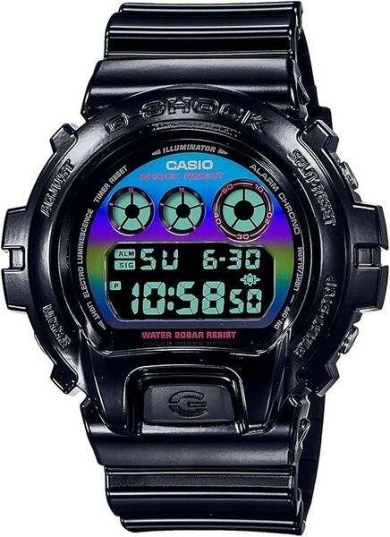 CASIO カシオ G-SHOCK ジーショック 腕時計 メンズ DW-6900RGB-1 デジタル ブラック 逆輸入品