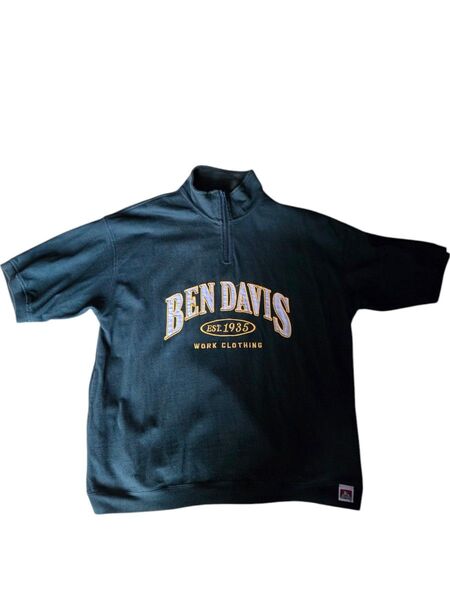 BEN DAVIS ハーフジップ Tシャツ