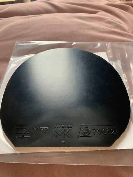 卓球ラバー ハイブリッドMK 黒 2.0