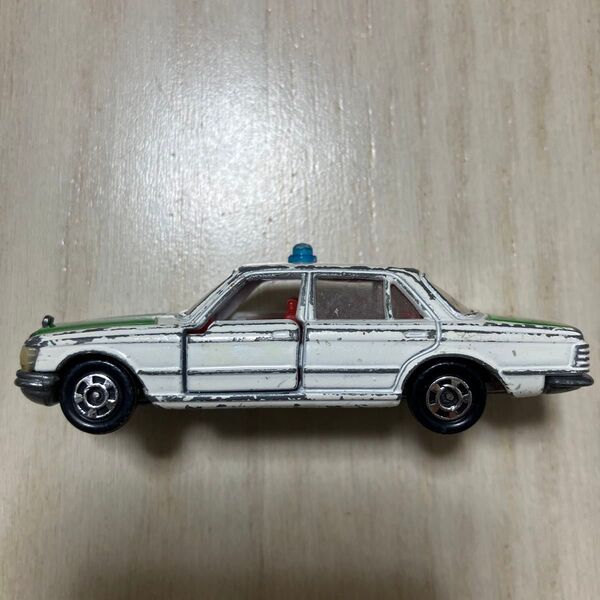 トミカ 青箱 F24 メルセデスベンツ 450SEL ポリスカー 当時物 絶版 日本製