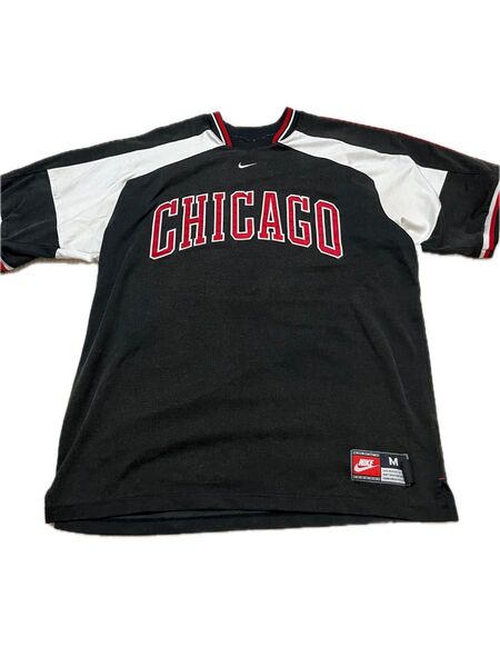 90s/NBA/Chicago Bulls/シューティングジャージ/Tシャツ/M/BLK/H7TUM/ゲーム
