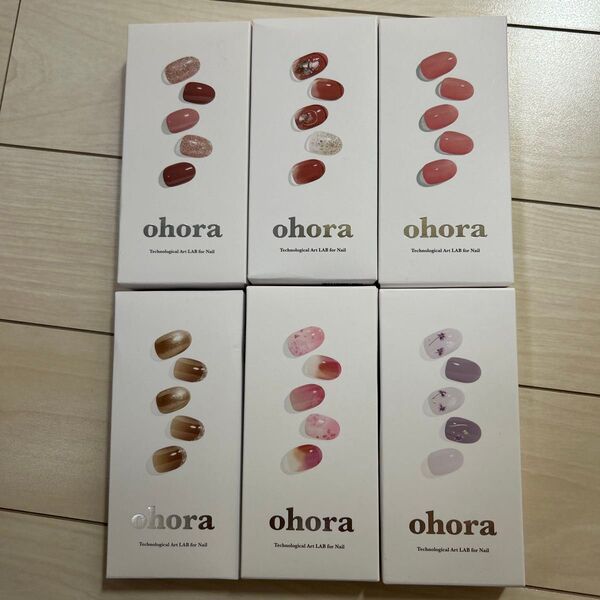 ohora ジェルネイルシール 6点セット まとめ売り