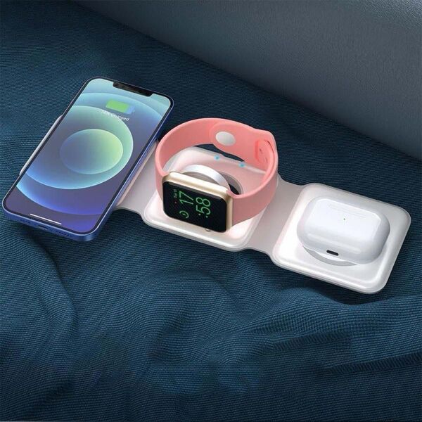 MagSafe ワイヤレス充電器 iPhone Apple Watch AirPods対応 折り畳み TypeC USB 3in1