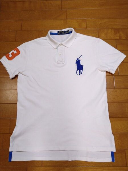 ラルフローレン RALPH LAUREN 半袖ポロシャツ ホワイト S