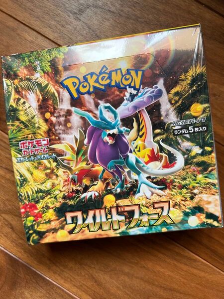 ポケモンカードゲーム スカーレット ワイルドフォース ポケモンカード 拡張パック 1BOX シュリンク付