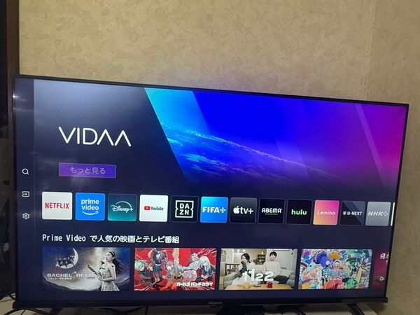 Hisenseフルハイビジョン液晶テレビ40V型 Wチューナー内蔵高画質フルHD