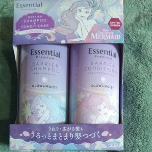 エッセンシャルプレミアムうるおいバリアシャンプー&コンディショナーセット グロウ&モイスト