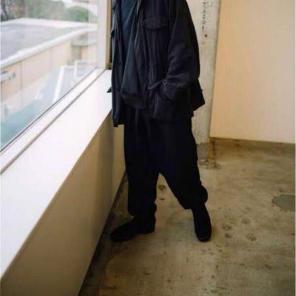 COMOLI 24SS シルクネップ ドローストリングパンツ size2