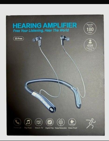 【新品未開封】集音器ワイヤレスイヤホン HEARING AMPLIFIER