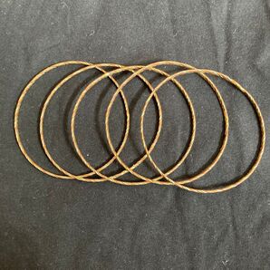 バングル 5個セット ゴールド ねじりデザイン ブレスレット アクセサリー