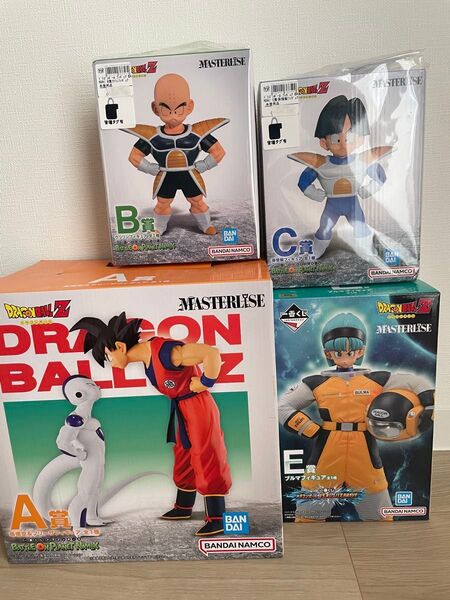 ドラゴンボールZ 一番くじ フィギュア 孫悟空フリーザA賞 ブルマ悟飯クリリン