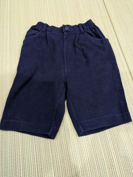 子供服 男児 ハーフパンツ 紺 ネイビー 綿100% 中古