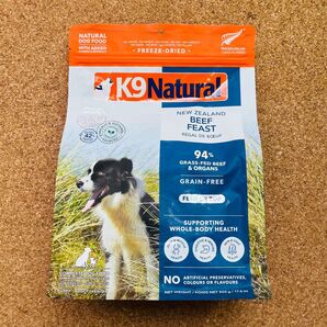 K9ナチュラル フリーズドライドッグフード【ビーフフィースト 500g+おまけ付き】