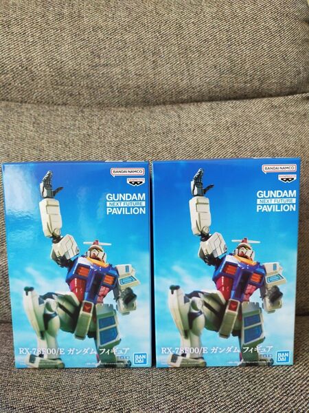 機動戦士ガンダム RX-78F00/E ガンダムフィギュア 2個セット ナムコ 大阪万博
