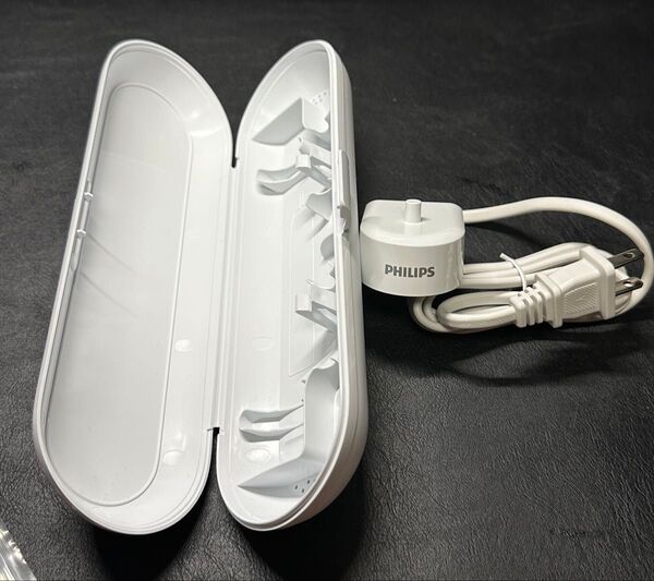 【送料込】メーカー純正部品 Philips ソニッケアー シリーズ 超音波電動歯ブラシ用充電器 HX6100 収納ケースサービス