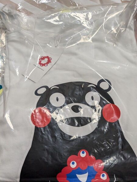 新品未開封★EXPO2025ミャクミャク【くまモン】半袖Tシャツ仲良し ホワイト M