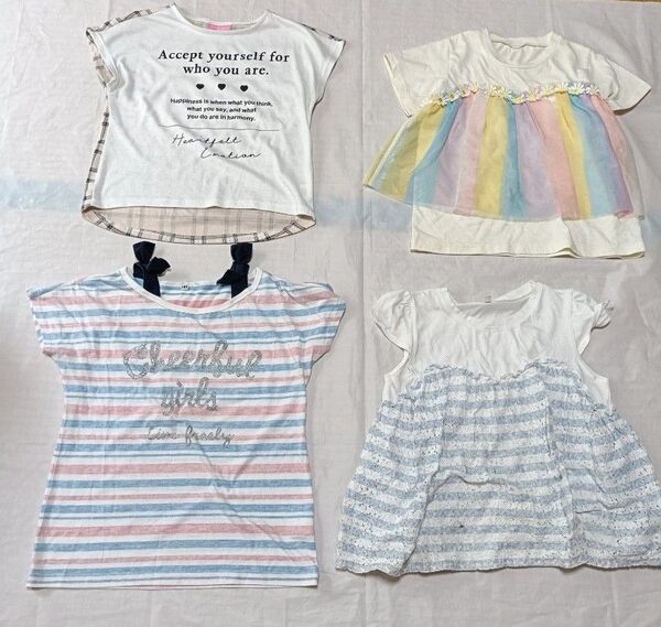 Tシャツ 半袖Tシャツ 4枚セット 140cm