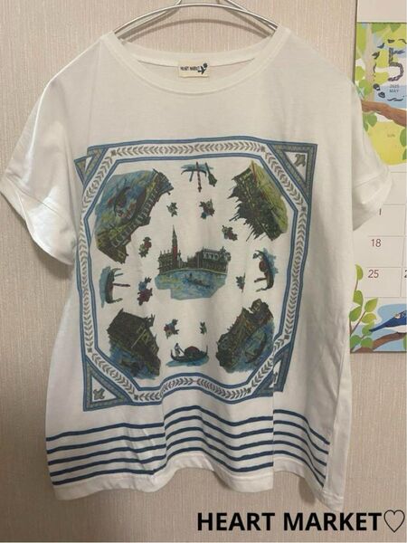 HEART MARKET プリントTシャツ