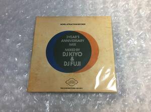 DJ KIYO & FUJI NOVEL ATTRACTION RECORDS 3YEAR'S ANNIVERSARYMIX/ muro koco kenta missie q-tip jaydee peterock g-funk g-luv 橋本徹