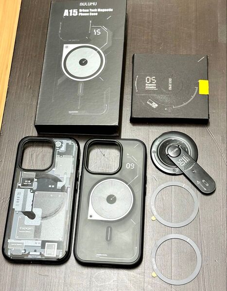【クーポンがあるうちに】spigen&Aulumu A15 磁気ケース&スタンド iPhone14Pro用