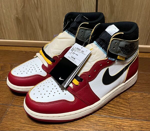 黒タグ 27cm UNION × Nike Air Jordan 1 Retro High OG Chicago Shadow