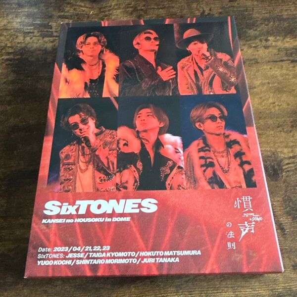SixTONES/慣声の法則 in DOME〈初回盤・3枚組〉