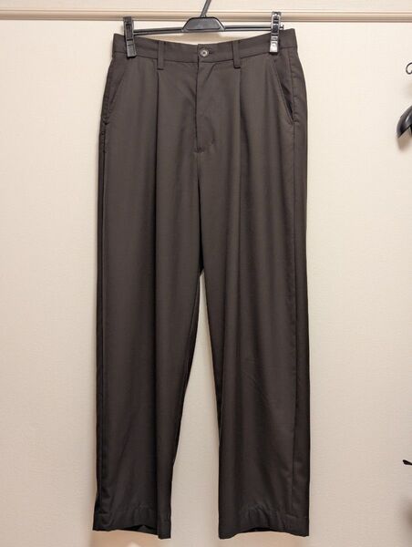 Cornier Super130's Worsted Wool Wide Pants