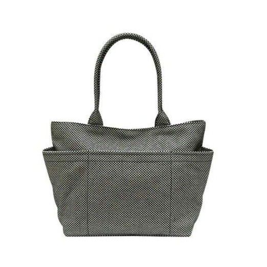 刺し子 バッグ sasicco タネイ 三河木綿 ポッシュトート L 消防刺子
