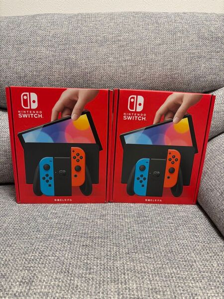 Nintendo switch 本体 有機EL ネオンブルー ネオンレッド 2個セット
