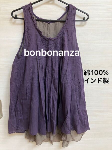 bonbonanza ボンボナンザ ノースリーブチュニック