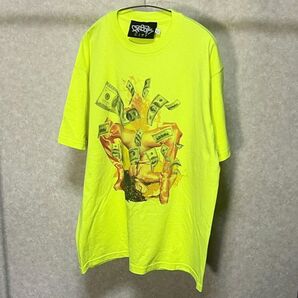 【古着】FREAK CITY Tシャツ 半袖 蛍光 グラフィック ストリート