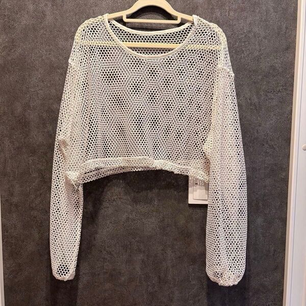 INGNI メッシュ ドロスト トップス