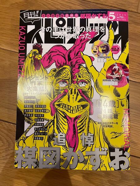 月刊!スピリッツ 2025年5月号 楳図かずお 追悼号 楳図かずお 追悼