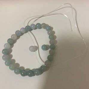 翡翠 ブレスレットと予備玉2個セット
