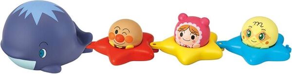 アンパンマン ジョイパレット(JOYPALETTE) アンパンマン おふろであそぼう! まるぷかアンパンマンとクータンセット