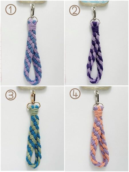【即日発送!】落下防止 ハンドメイド スマホストラップ ハンドストラップ マクラメ 可愛い 花 フラワーストラップ