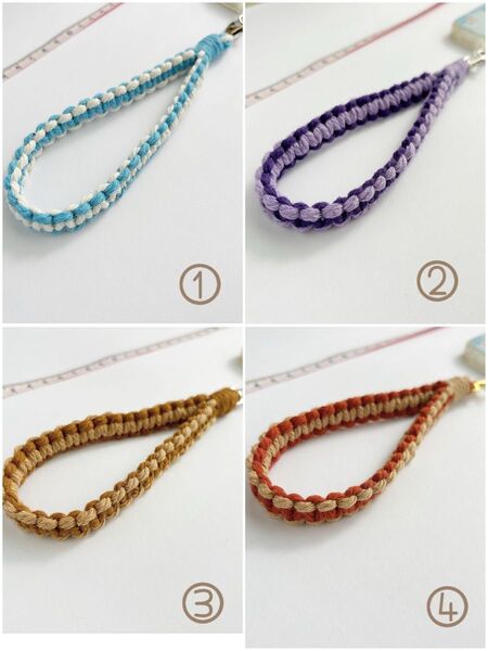 【即日発送!】落下防止 ハンドメイド スマホストラップ ハンドストラップ マクラメ 可愛い 花 フラワーストラップ